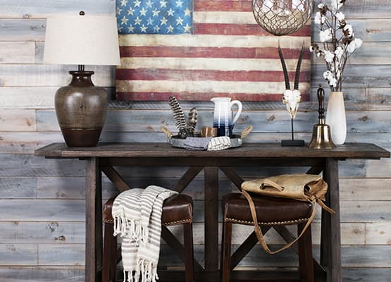 3 Americana Style Trends For Home Decor Living Spaces - Rustic Americana Home Decor