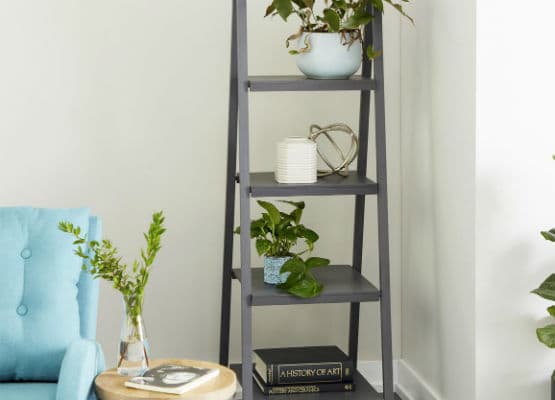10 Ladder Décor Ideas That Make, Farmhouse Ladder Bookcase Design Ideas