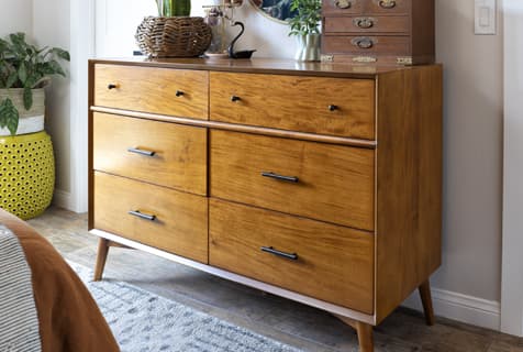 7 Best Dressers 0f 2022 The Official, Living Spaces Mid Century Modern Dresser