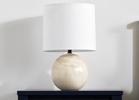 bedside lamp marble