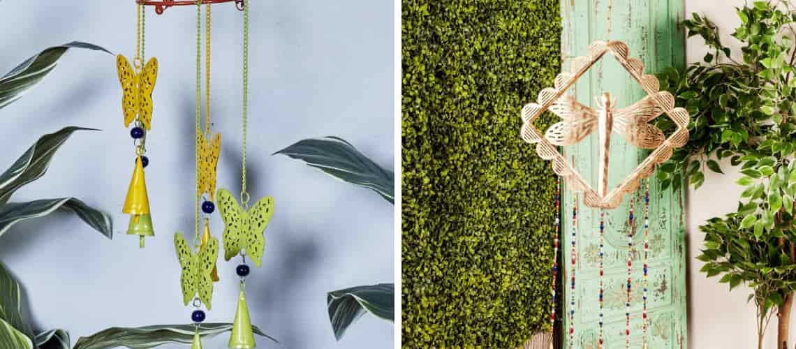 how to hang wind chime