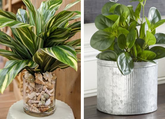 home office gifts for him faux plants
