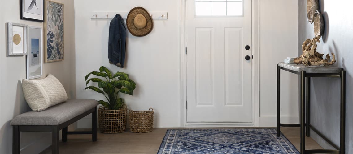 Creating a Simple Entryway in a Small Space - Love Grows Wild