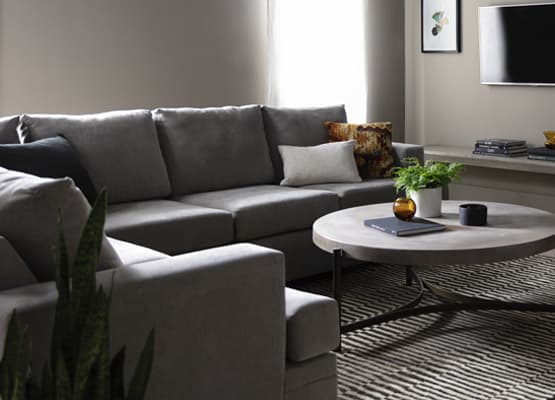 color grey guide sectional sofas