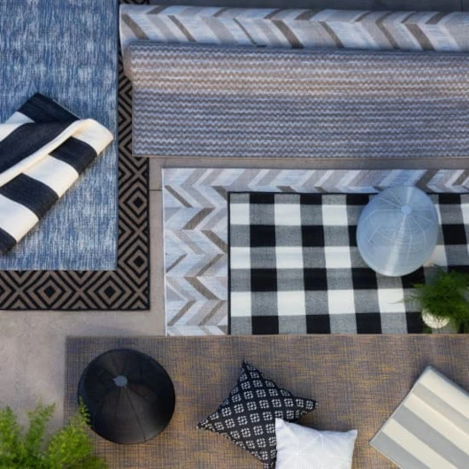 what are different shapes of area rugs square