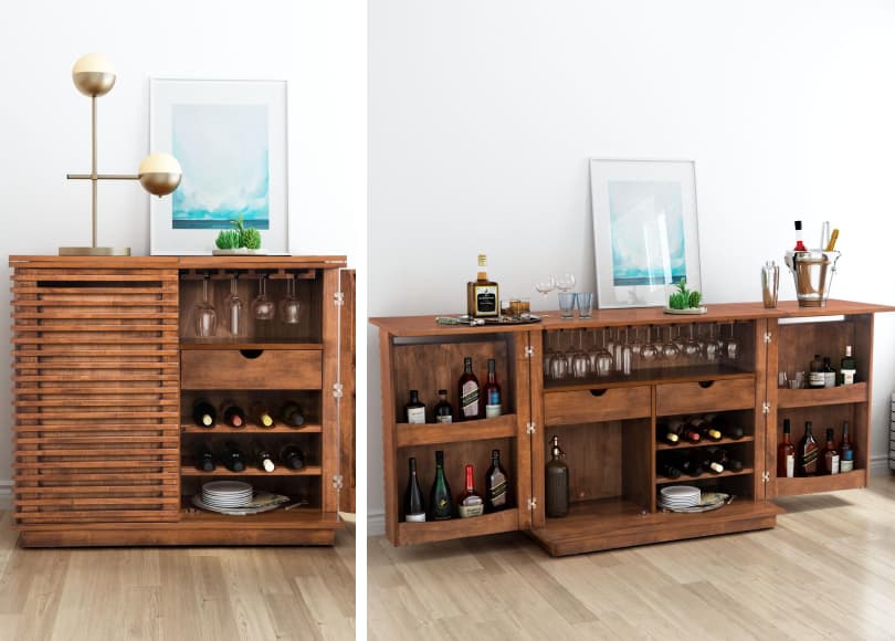 christmas ideas for couples bar cabinet
