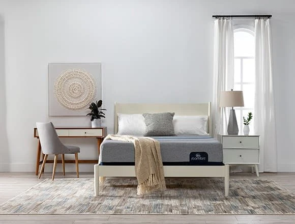 Boho Bedroom with Alton White Queen Platform Bed
