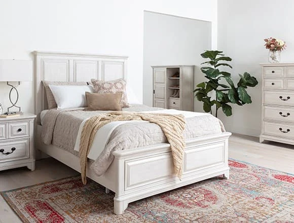 Traditional Bedroom with Kincaid California King Panel Bed