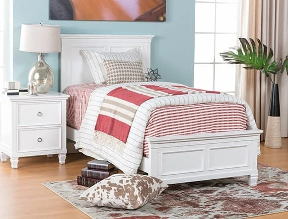 Transitional Kids Bedroom with Albany Bed