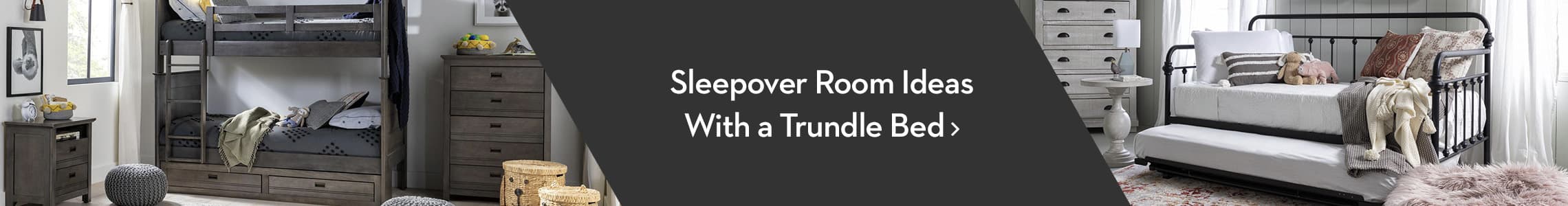 Sleepover Room Ideas with a Trundle Bed