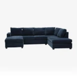 Blue U-Shaped Sectional Sofas