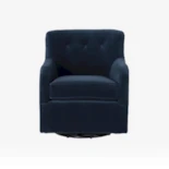 Blue Velvet Swivel Chairs