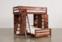 Sedona Twin Over Twin Loft Bunk With Chest & Desk - Left