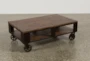 Mountainier Storage Coffee Table With Wheels - Back