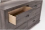 Cora Grey 6-Drawer Dresser - Detail