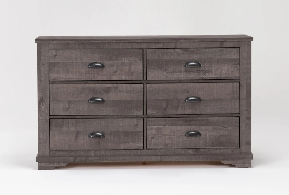 Cora Grey 6-Drawer Dresser