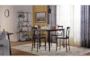 Percy Espresso 42" Kitchen Counter With Stool Set For 4 - Room