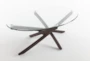 Brisbane Oval Glass Coffee Table - Detail