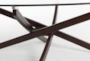 Brisbane Oval Glass Coffee Table - Detail