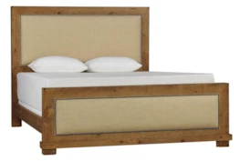 Sinclair Pine Queen Panel Bed