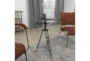 25" Metal Glass Accent Table - Room