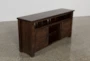 Canyon Brown 64" Rustic TV Stand - Top