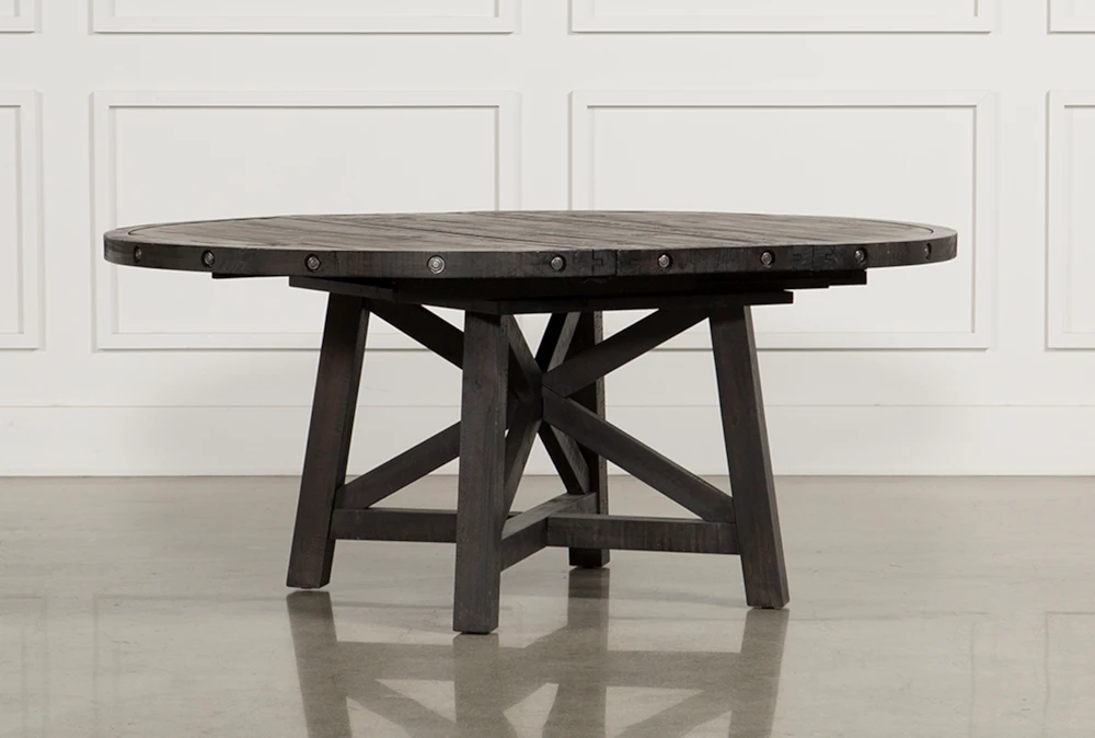 Jaxon Round Extension Dining Table, Round Extension Dining Table