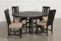 Jaxon Extension Round Dining With Wood Chairs Set For 4 - Top