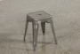Cooper 18 Inch Metal Backless Stool - Top
