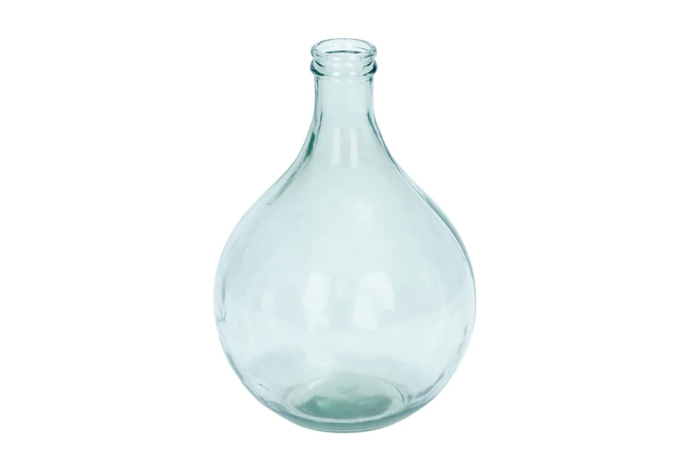 17 Inch Wide Glass Vase