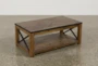 Tillman Lift-Top Coffee Table With Wheels - Back
