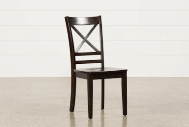 Kendall Espresso X Back Side Chair