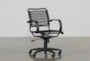 Uppsala Black And Graphite Mid Back Flat Bungee Rolling Office Desk Chair - Signature