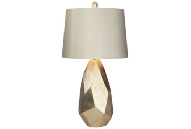 Table Lamp-Faceted Gold