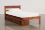 Sedona Twin Wood Platform Bed With Single 2- Drawer Storage Unit - Signature