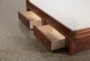 Sedona Twin Wood Platform Bed With Single 2- Drawer Storage Unit - Hardware