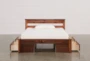 Sedona Full Platform Bed With Double 2- Drawer Storage Unit - Side