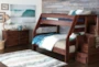 Sedona Twin Over Full Wood Bunk Bed With Stairway Chest - Room