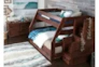 Sedona Twin Over Full Bunk Bed With Trundle/Mattress & Stairway Chest - Room