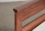 Sedona Twin Wood Caster Bed - Detail