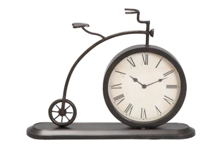 14 Inch Metal Bicycle Clock - Main