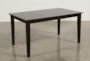 Kendall Espresso Rectangle Dining Table - Detail