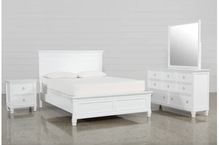 Albany Eastern King Panel Bed | Living Spaces