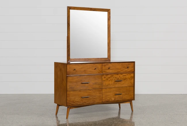 Alton Cherry Dresser/Mirror - 360
