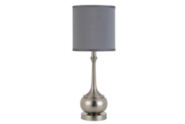 25 Inch Brushed Nickel Corraline Table Lamp