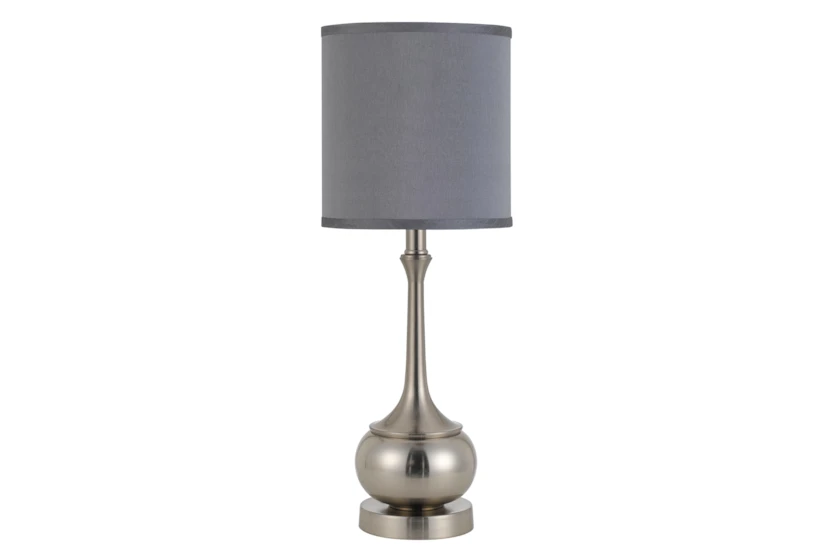 25 Inch Brushed Nickel Corraline Table Lamp - 360