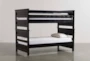 Summit Black Twin Over Twin Wood Bunk Bed - Signature