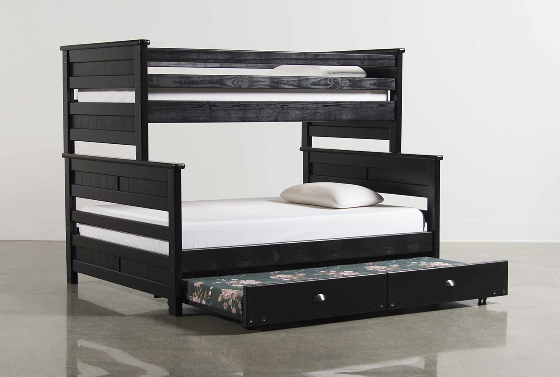 twin over queen bunk bed with trundle
