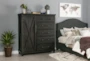 Knox 4 Piece Cal King Metal Bedroom Set With Jaxon Chest Of Drawers, Wardrobe + Nightstand - Room