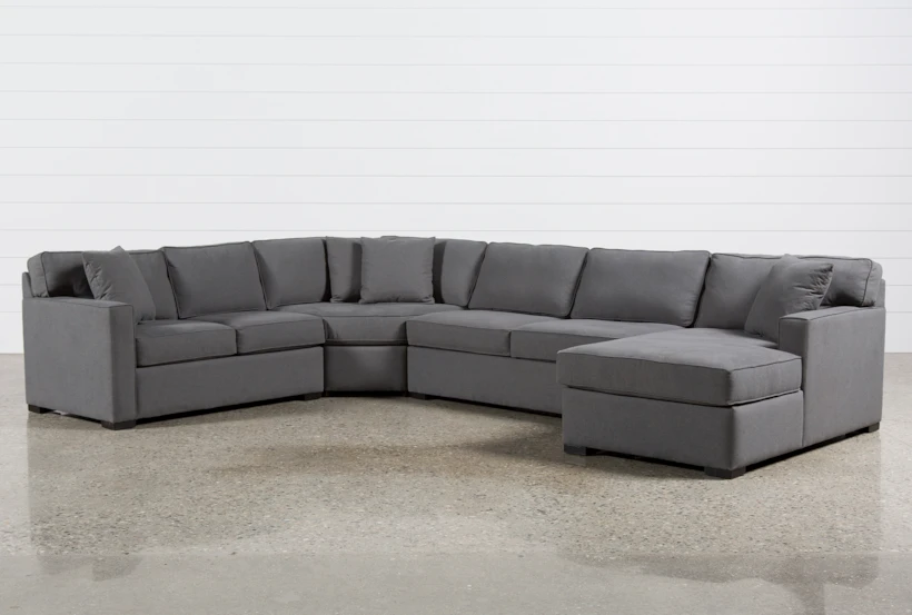 Alder Foam 4 Piece 152" Sectional With Right Arm Facing Chaise - 360